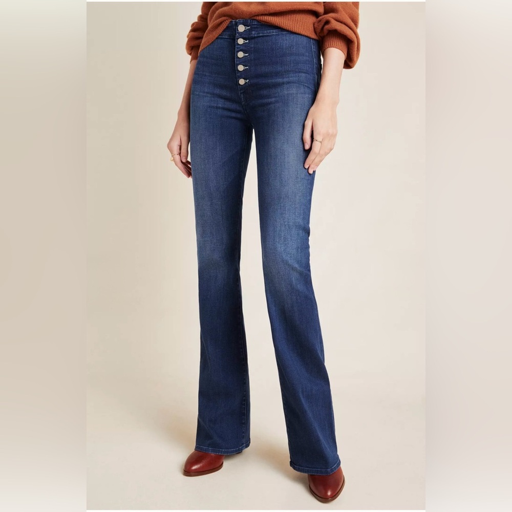 MOTHER Dark Wash Boot Cut Jeans